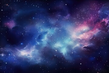 colorful, stars and space background, universe wallpaper. generative ai.