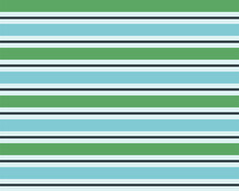 Bold Uneven Horizontal Green Blue Stripes With Small Grey Stripe In Between