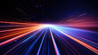 © MP Studio - Abstract high speed technology line background.Created with Generative AI technology.