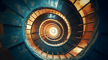 Spiral-Staircase-Viewed-From-Above-Adobe-Stock