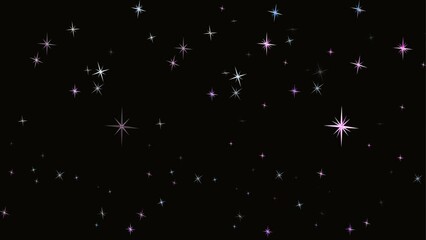 stars background and 2d animation , night sky, shiny stars  abstract Background, shining stars, astronomy