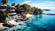 © Jezper - Luxury modern beach hotel or resort tropical vacation