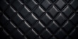 Black leather upholstery. Close-up texture of genuine leather with black rhombic stitching. Luxury background. black leather texture with buttons for pattern and background. digital ai