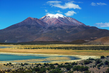 Sticker - Mountains in Bolivia