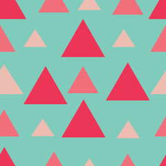 Triangle geometric seamless pattern