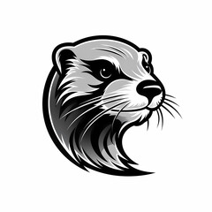 Wall Mural - Otter Logo