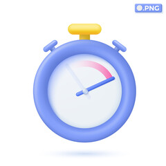 Stopwatch icon symbols. measurement, Time-keeping, deadline, time management concept. 3D vector isolated illustration design. Cartoon pastel Minimal style. You can used for design ux, ui, print ad.