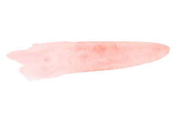 Poster - Red watercolor stains with hand painted on paper texture background