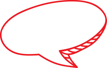 Aufkleber - Vector speech bubble icon