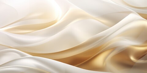 abstract white and brown textile transparent fabric. soft light background for beauty products or ot