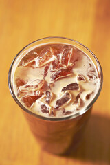 Canvas Print - Iced Americano in a cup