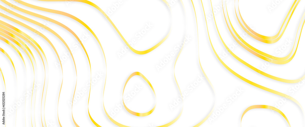 Vector de Stock Luxury gold abstract line art background vector, gold ...