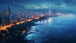 Mumbai city Beautiful Panorama view