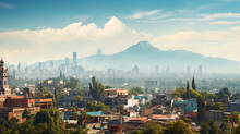 Mexico City Beautiful Panorama View