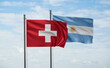 Argentina and Switzerland flag