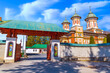 Sinaia Monastery on Prahova Valley, Carpathian Mountains, Romania.