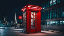City Red Telephone Box