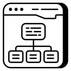        A creative design vector of website design 