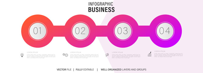 Vector infographic template
