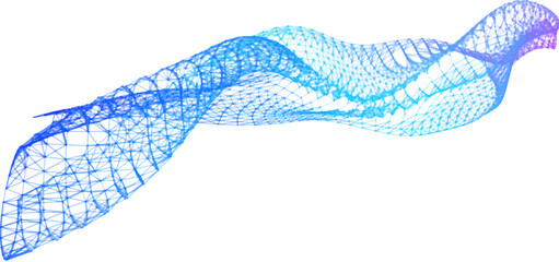 Network lines. Net wave information flow. Scientific paradigm solutions future. Forward vision progress. Big data cells deep development analysis. foresight conference background banner.