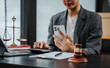 © M+Isolation+Photo - Professional legal system lawyers Korean asian people online consulting including criminal, civil, administrative law, constitutional law, not just legal disputes. In fact, seeking legal advice