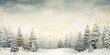 AI Generated. AI Generative. Merry christmas xmas new year winter holiday forest landscape. Graphic Art