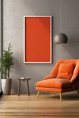 Wall Mural - minimalist living room