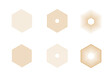 geometric hexagon stripes line memphis decorative element