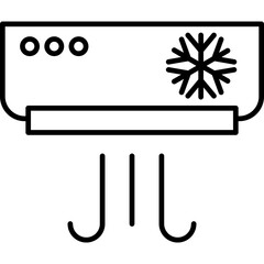 Poster - Air Conditioner Icon