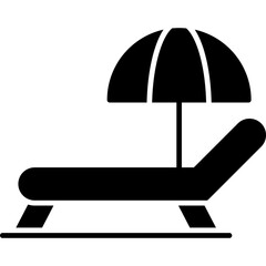 Sticker - Sunbed Icon