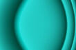 Farbverlauf in türkis mit kurviger Oberfläche - eleganter, abstrakter, wellenförmiger 3D-Hintergrund