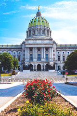 The amazing Pennsylvania State Capitol in Harrisburg.