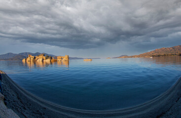 Wall Mural - Heraklia-Kapikiri Bafa lake,Milas,Mugla,Turkey