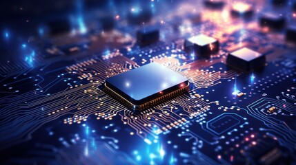 The Power of Artificial Intelligence in Abstract Background AI Generated