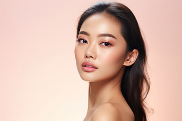 asian beauty portrait. ai generated