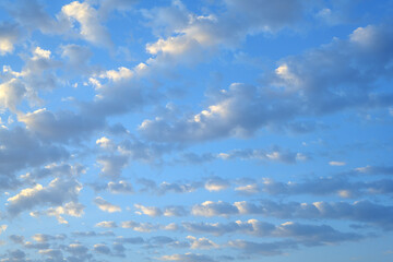 Wall Mural - Beautiful blue sky with white cloud, background, wallpaper.