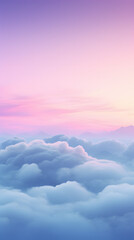  Gradient pastel abstract minimalistic cloudscape hd phone wallpaper ai generated