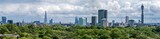Fototapeta Londyn - Panoramic view of London and its skyscrapers in UK