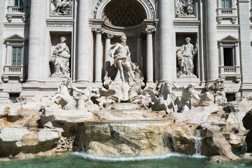 Poster - Trevi fountain (Fontana di Trevi), Rome, Italy.