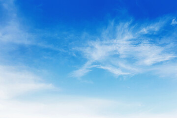 Wall Mural - blue sky with clouds many beautiful white