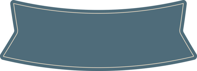 Aufkleber - Vector blank frame and label blue color