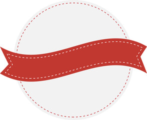 Aufkleber - Vector Ribbon banner and label tag