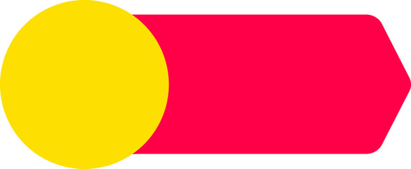Aufkleber - Vector Modern circle red and yellow labels, tags ribbons stickers creative design, Shopping and Best price 
