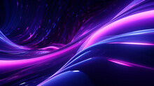A Futuristic Neon Fluid Background With Seamless Transitions And Glowing Accents