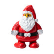 Figure of Santa Claus on a transparent background. generated by AI