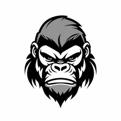 Wall Mural - Gorilla Head Design