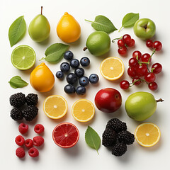 Poster - All kinds of sweet and fresh fruit