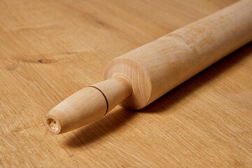 Wall Mural - a wooden rolling pin