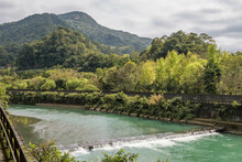  Little Cascades On Beishi River N Pinglin, New Taipei City, Taiwan.