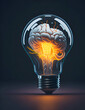 © Dilmi - Brain inside a light bulb